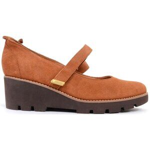 Vionic Alma Women's 9.5 WIDE Mary Jane Platform Wedge Lug Sole Comfort Pump